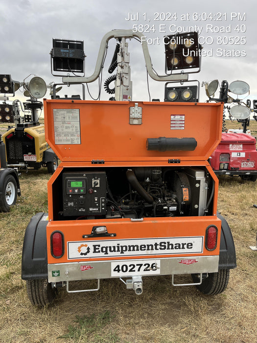 2024 Wanco WLTT-4MM4K Diesel, Deep Sea Controller, Shore Power Plug, Auto Start, (4) 350W LED Floodlights, 4kW Generator, 60 Gal Fuel Tank, 2" Ball, T3