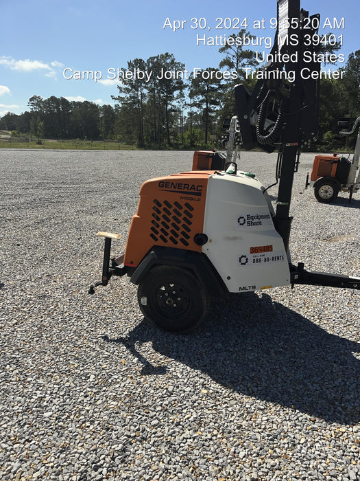 2023 Generac MLT2 Diesel, Flex Switch 120V Input, Powerzone Controller, 
(4) 320W LED Lights, 4kW Generator, 39.9 Gal Fuel Tank, 2" Ball, T3