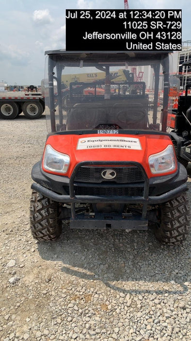 2022 Kubota RTV-X1140W-H Plastic Canopy, Windshield Acrylic Clear, LED Strobe Light, Wire Harness Kit, Back up Alarm