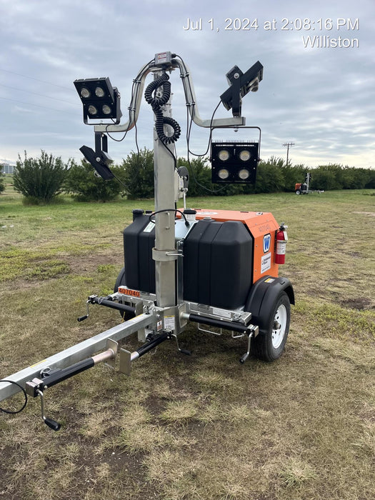 2024 Wanco WLTT-4MM4K Diesel, Deep Sea Controller, Shore Power Plug, Auto Start, (4) 350W LED Floodlights, 4kW Generator, 60 Gal Fuel Tank, 2" Ball, T3