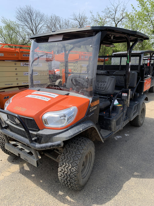 2022 Kubota RTV-X1140W-H Plastic Canopy, Windshield Acrylic Clear, LED Strobe Light, Wire Harness Kit, Back up Alarm