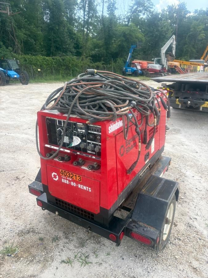 2024 Shindaiwa DGW400MDL Kubota D902 Engine, 23 HP, Dual Op Welder, Wire, Arc, Droop Stick, Tig, and CC Stick Functionality, Simulphase, 3 Phase and 1 Phase Gen Output, Single Axle NB Trlr, Slr Trckl Chrg 12V 12W, Fire Ext