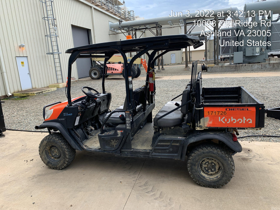 2021 Kubota RTV-X1140W-H Plastic Canopy, Windshield Acrylic Clear, LED Strobe Light, Wire Harness Kit, Back up Alarm