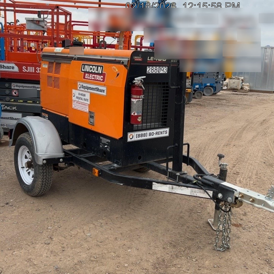2023 Lincoln Electric LE400 Kubota V1505, Trlr, Cable Rack, Light Kit, ES Decals, T3