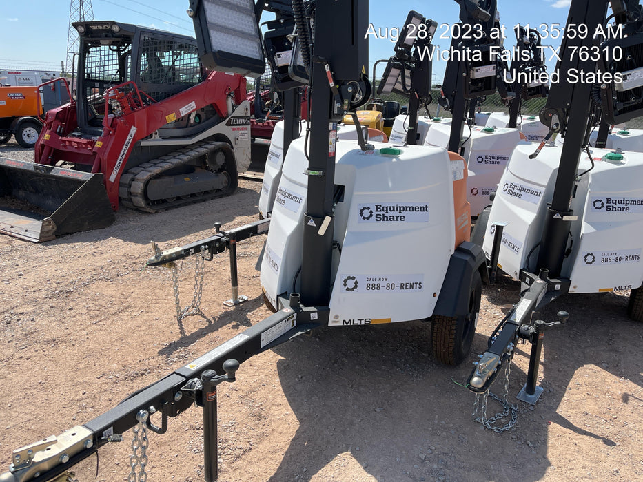 2023 Generac MLT2 Diesel, Flex Switch 120V Input, Powerzone Controller, (4) 320W LED Lights, 4kW Generator, 39.9 Gal Fuel Tank, 2" Ball, T3