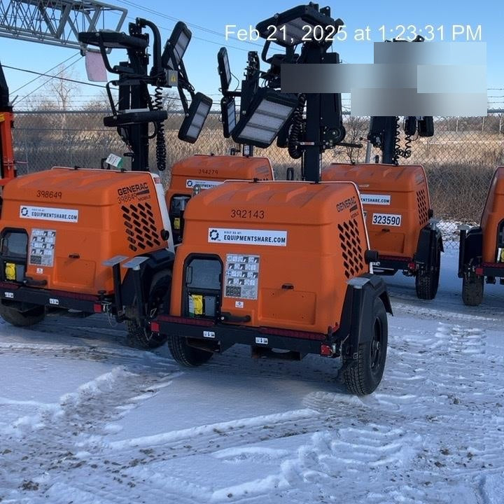 2024 Generac MLT2 Diesel, Flex Switch 120V Input, Powerzone Controller, 
(4) 320W LED Lights, 4kW Generator, 39.9 Gal Fuel Tank, 2" Ball, T3