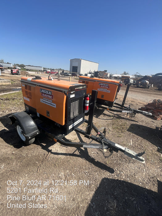 2021 Lincoln Electric Vantage 322 Vantage 322 Ready Pak 3 w/ Decals, ORANGE (includes trailer, cable rack, fender light kit) NO Telematics