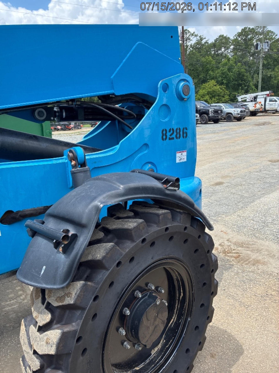 2018 Genie GTH-844 Genie GTH-844D w/Open ROPS, FF Tires, Work Light/Beacon, 60" Carriage and Forks