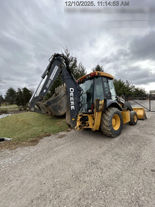 2020 John Deere 310LEP Cab/Heat/Air, 4WD, Standard Stick, Pilot Controls, 2 Way Hydraulics, TAG Manual QC