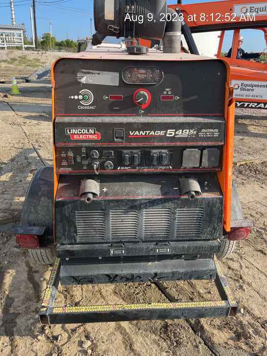 2021 Lincoln Electric Vantage 549X Ready Pak 3, ORANGE (includes trailer, cable rack, fender light kit)