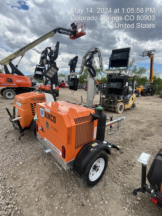 2023 Wanco WLTT-4MM4K Diesel, Deep Sea Controller, Shore Power Plug, Auto Start, (4) 350W LED Floodlights, 4kW Generator, 60 Gal Fuel Tank, 2" Ball, T3