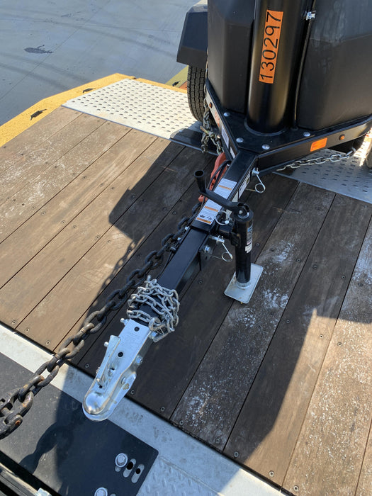 2021 Allmand NLV3GR (4) LED Light Fixture 350W, 23' Vertical Mast, 3kW Prime, Towable, Deep Sea L401, Leveling Jacks, Yanmar T4F 5.8hp