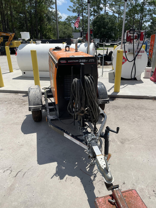 2021 Lincoln Electric Vantage 322 Vantage 322 Ready Pak 3 w/ Decals, ORANGE (includes trailer, cable rack, fender light kit) NO Telematics