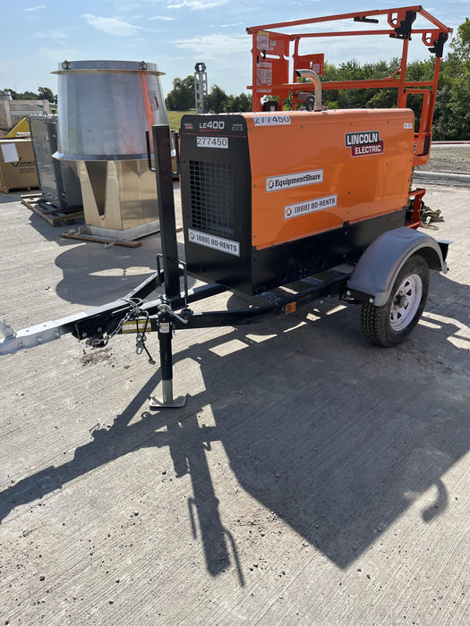 2022 Lincoln Electric LE400 Kubota V1505, Trlr, Cable Rack, Light Kit, ES Decals, T3