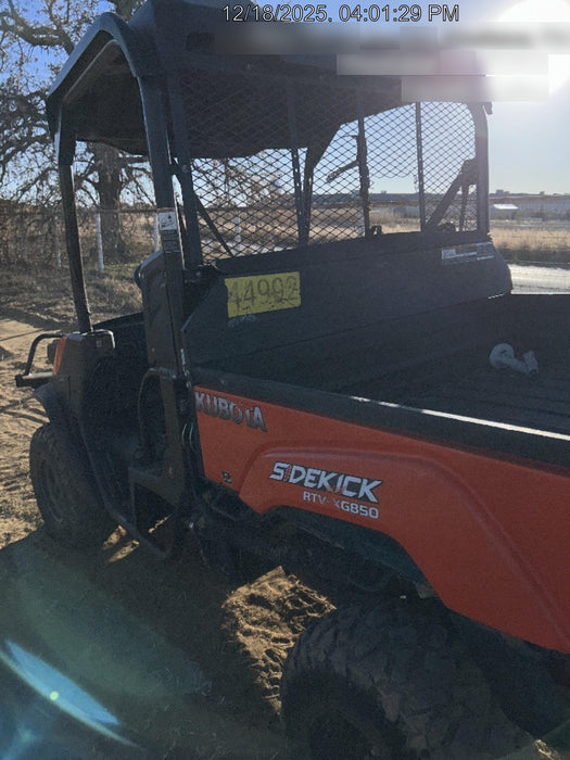 2019 KUBOTA RTV-XG850WL-H