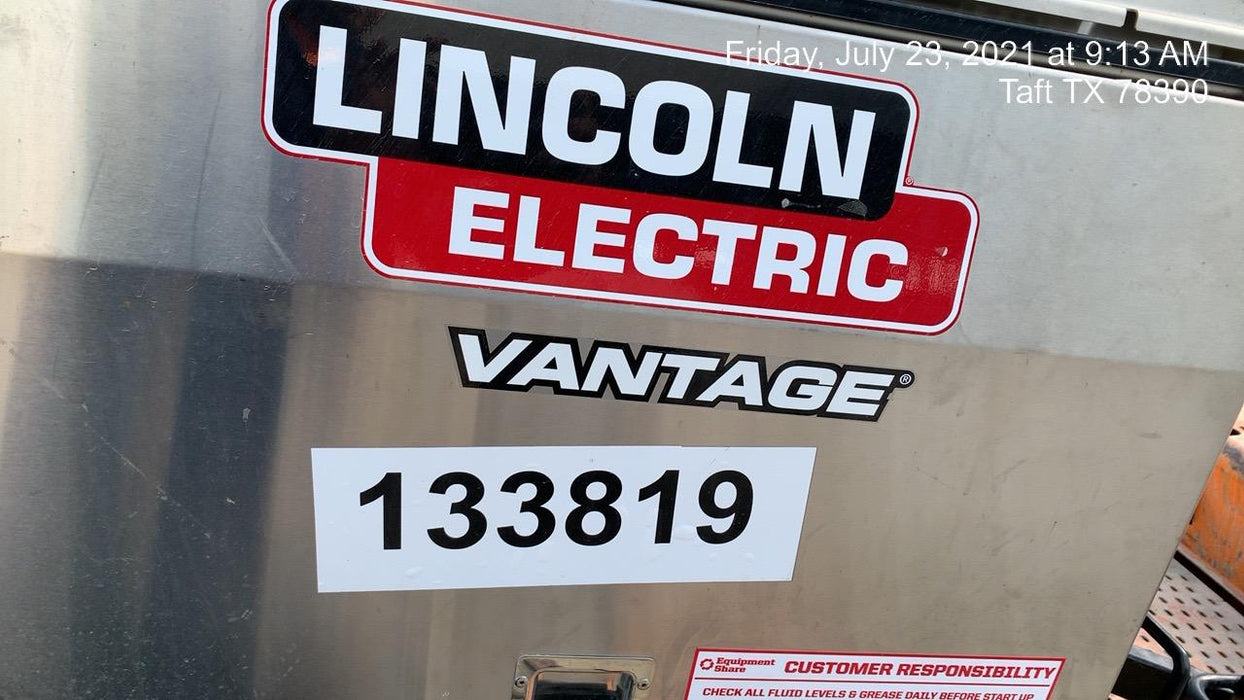 2021 Lincoln Electric Vantage 322 Ready Pak 3