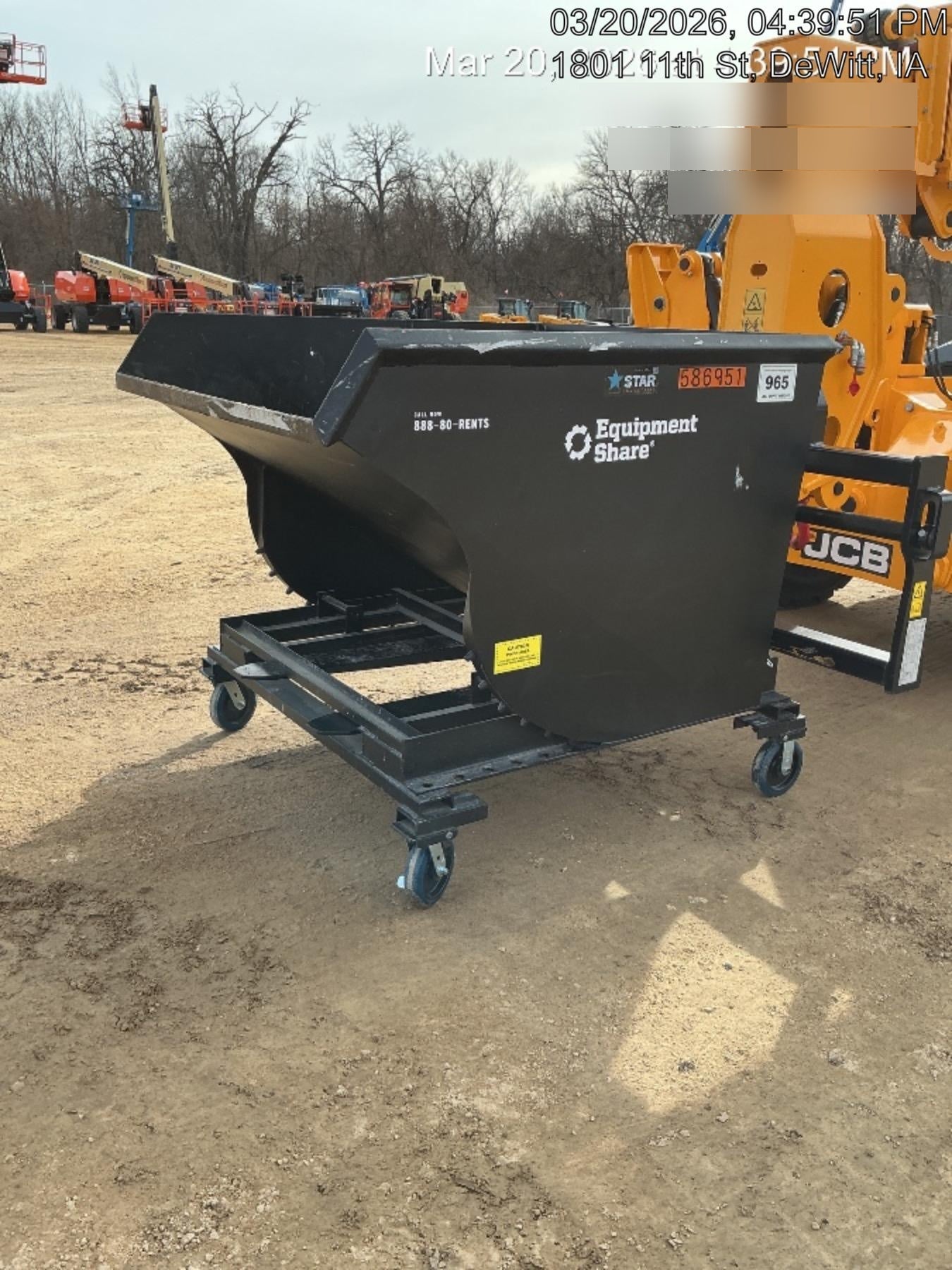 2025 STAR INDUSTRIES M-1820 - Self-Dump Hopper