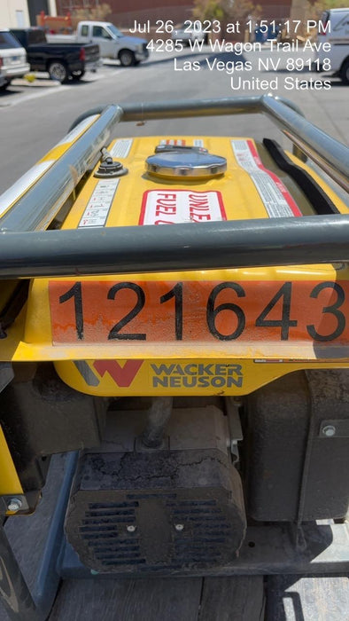 2020 WACKER NEUSON GP2500A