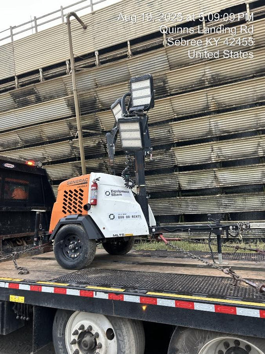 2023 Generac MLT2 Diesel, Flex Switch 120V Input, Powerzone Controller, 
(4) 320W LED Lights, 4kW Generator, 39.9 Gal Fuel Tank, 2" Ball, T3