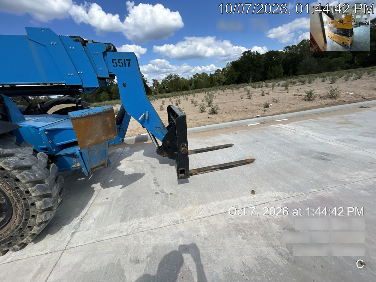 2017 Genie GTH-1056 Genie GTH1056, Solid Tires, 60" carriage, Open ROPS