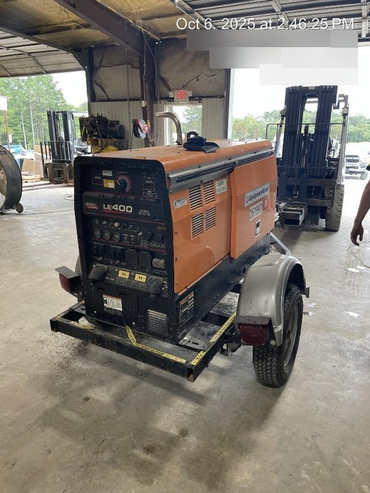 2022 Lincoln Electric LE400 Kubota V1505, Trlr, Cable Rack, Light Kit, ES Decals, T3