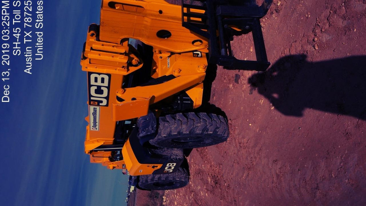 2019 JCB 510-56 Canopy, 74 HP, Solid Tires, STD Worklight, Beacon, Aux Hydraulics, Lifting Eye, Back up Alarm w/66" Carriage/60" Forks