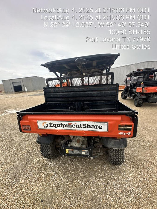 2020 Kubota RTV-X1140W-H Canopy, Diesel, 2 Seater, HDWS Tires, Windshield, Back up Alarm, Amber Strobe Light, Cargo Box