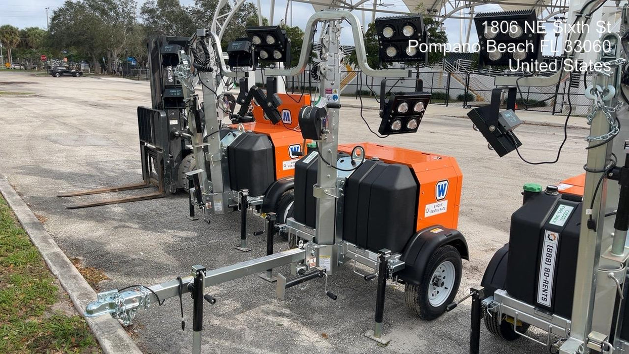 2023 Wanco WLTT-4MM4K Diesel, Deep Sea Controller, Shore Power Plug, Auto Start, (4) 350W LED Floodlights, 4kW Generator, 60 Gal Fuel Tank, 2" Ball, T3