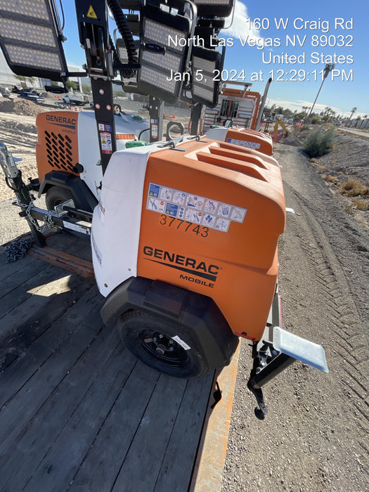 2023 Generac MLT2 Diesel, Flex Switch 120V Input, Powerzone Controller, 
(4) 320W LED Lights, 4kW Generator, 39.9 Gal Fuel Tank, 2" Ball, T3