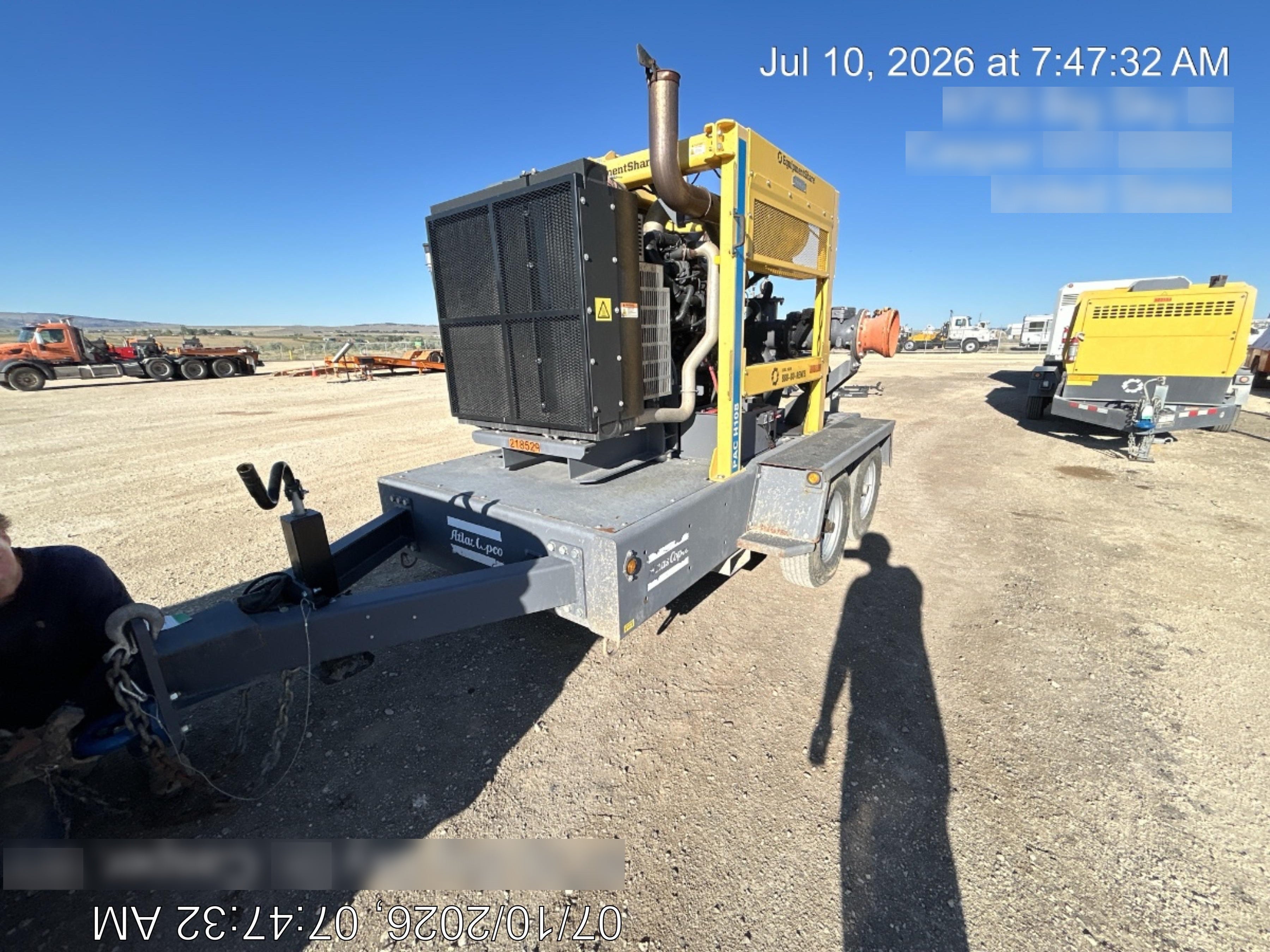 2022 ATLAS COPCO PAC H108 JD