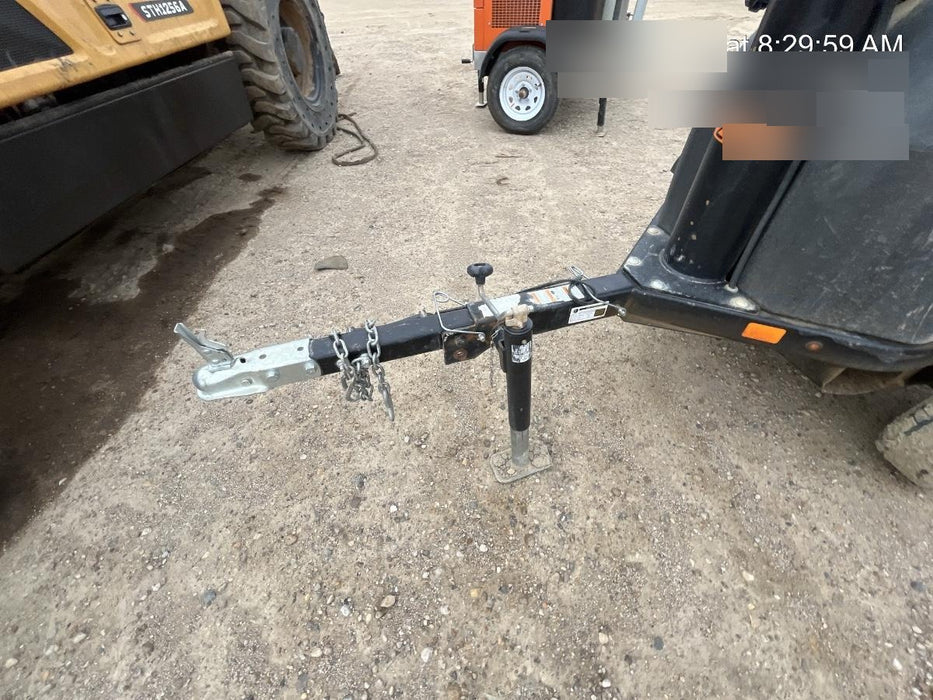 2022 Allmand NLV3GR (4) LED Light Fixture 350W, 23' Vertical Mast, 3kW Prime, Towable, ES Decals, T3