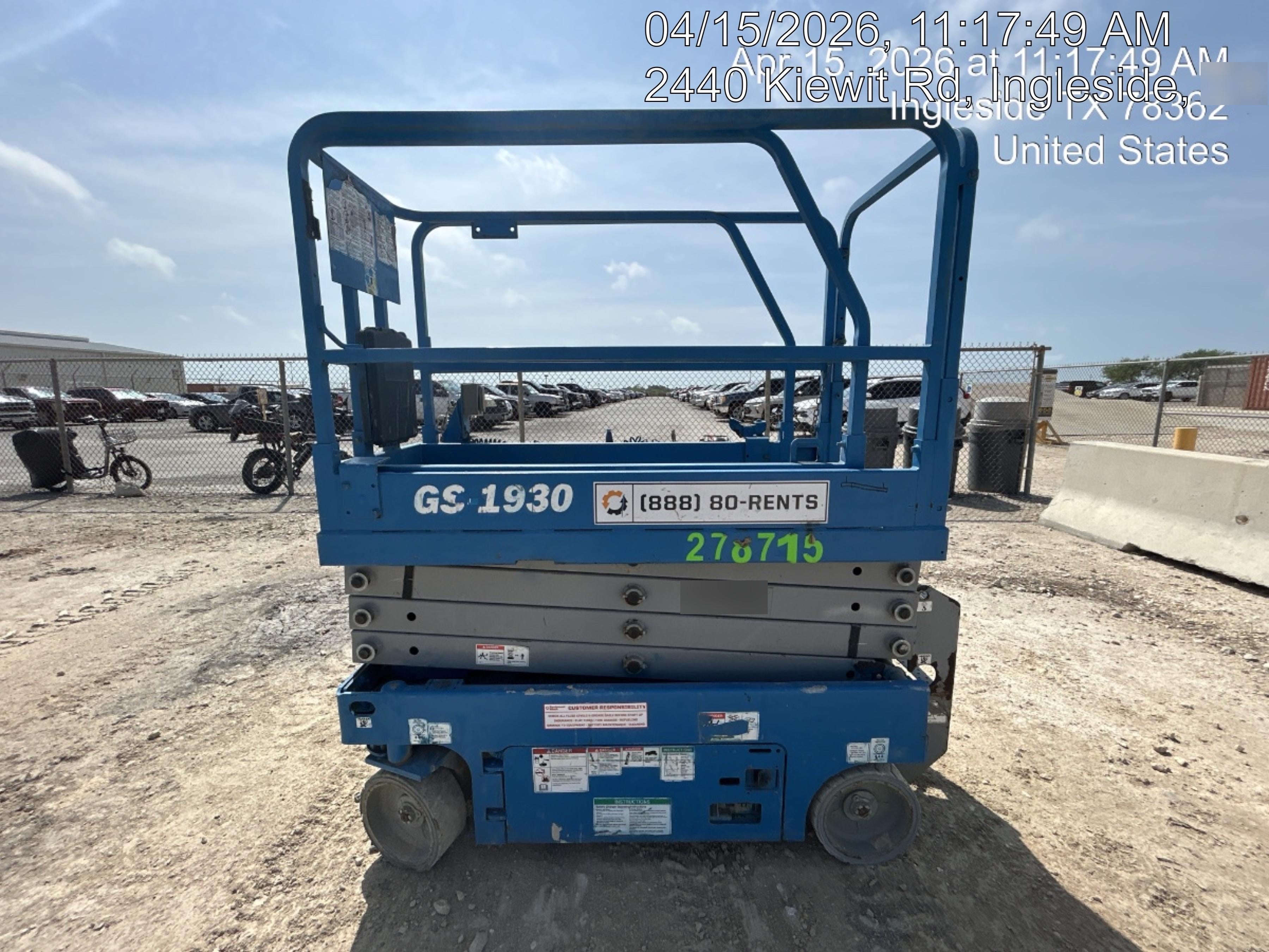 2020 Genie GS-1930 Standard Machine