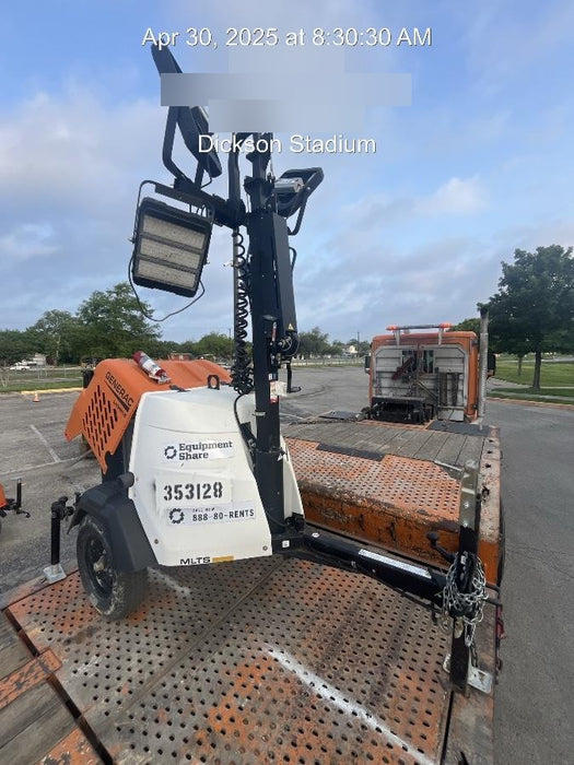 2023 Generac MLT2 Diesel, Flex Switch 120V Input, Powerzone Controller, (4) 320W LED Lights, 4kW Generator, 39.9 Gal Fuel Tank, 2" Ball, T3