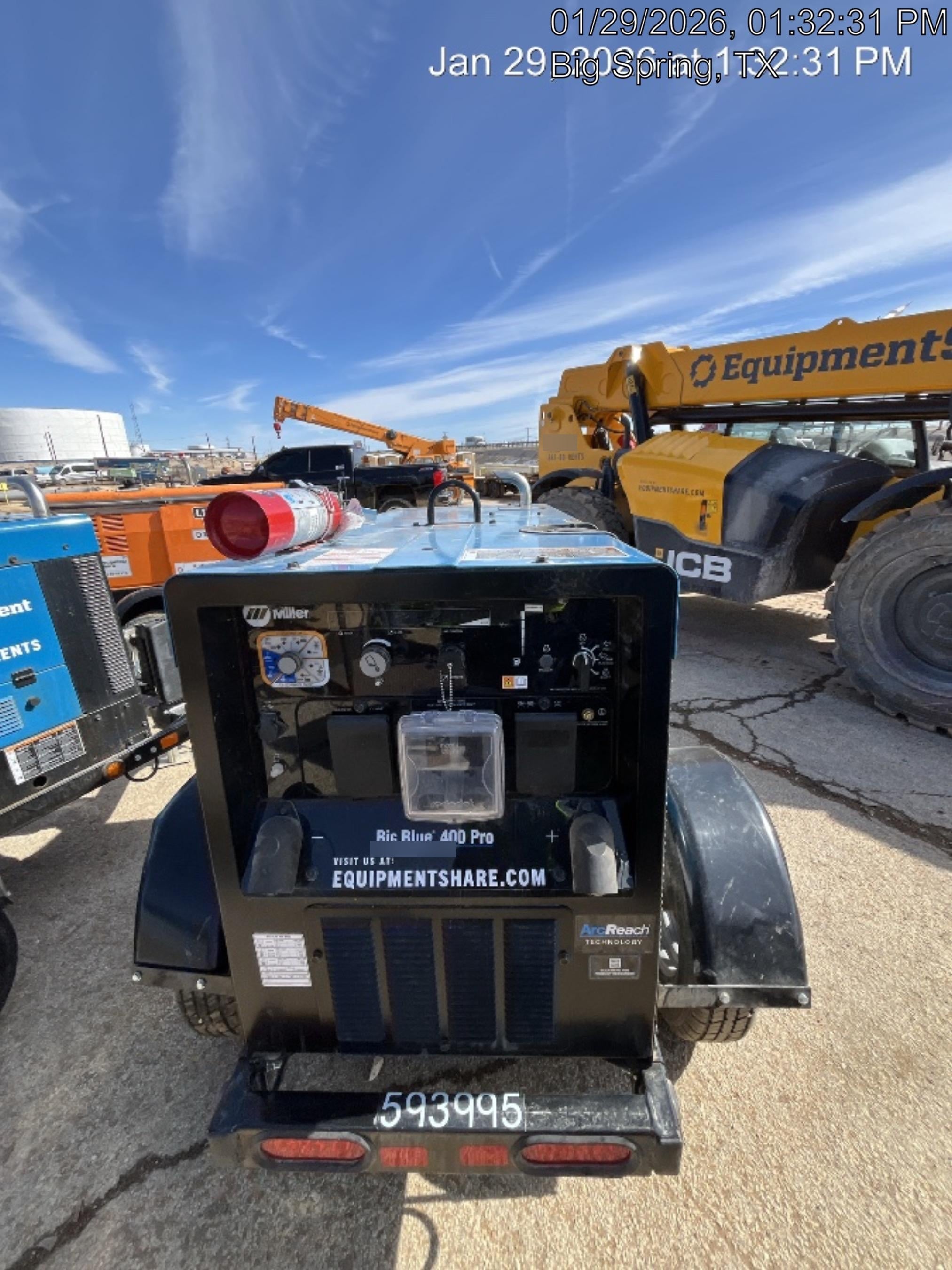2025 MILLER ELECTRIC BIG BLUE 400