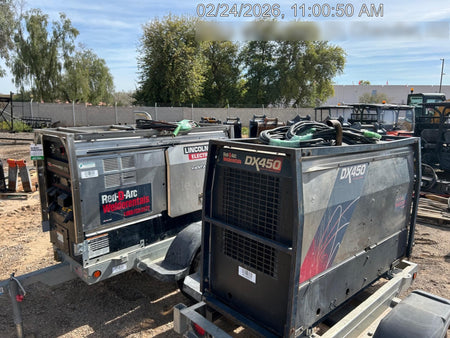 2020 Multiquip DLW400ESA4 400 amp Welder, 14kW, 120/240V, T4F Kubota, Trailer