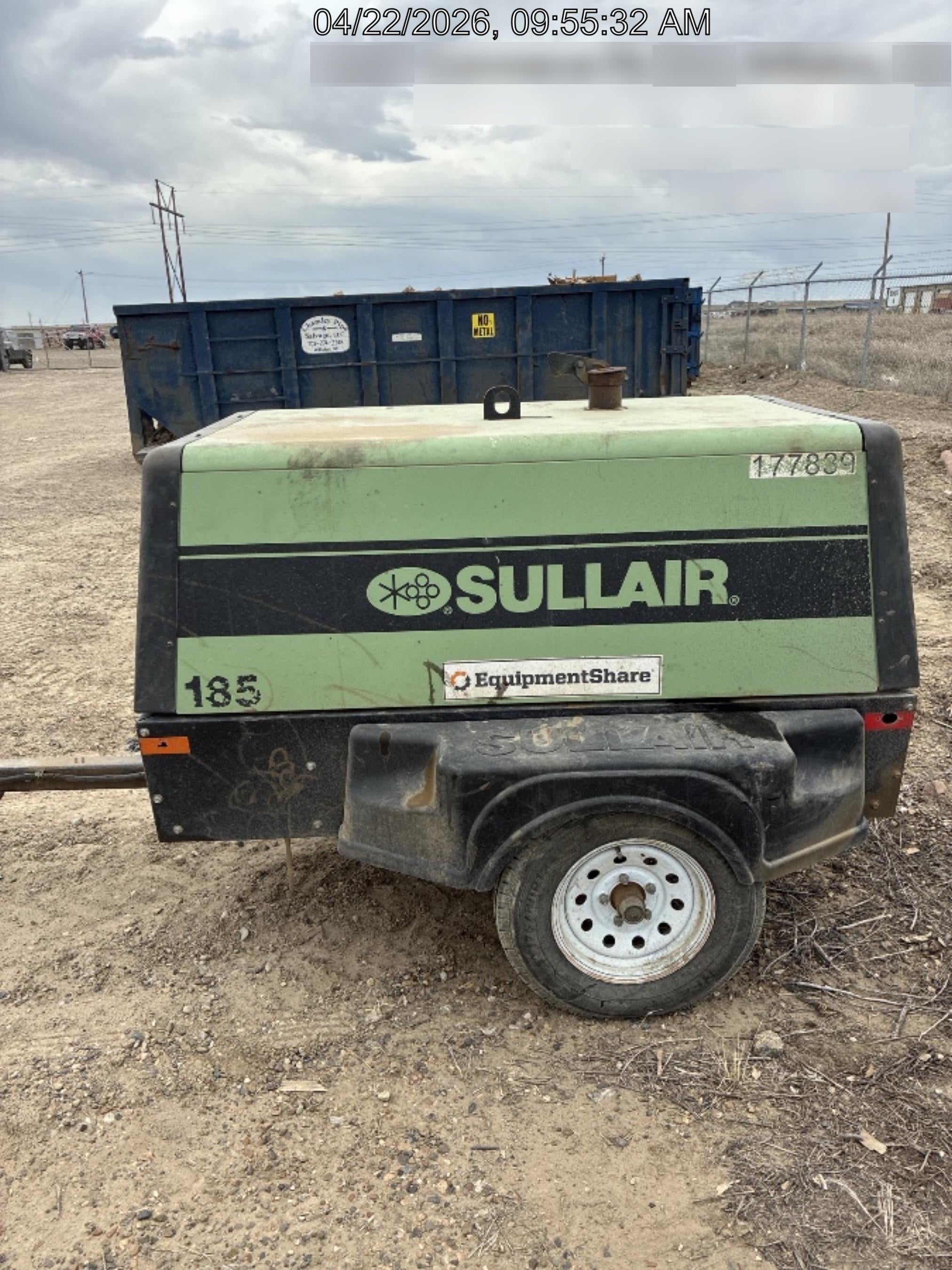 2021 SULLAIR 185D-DPQ KU4F