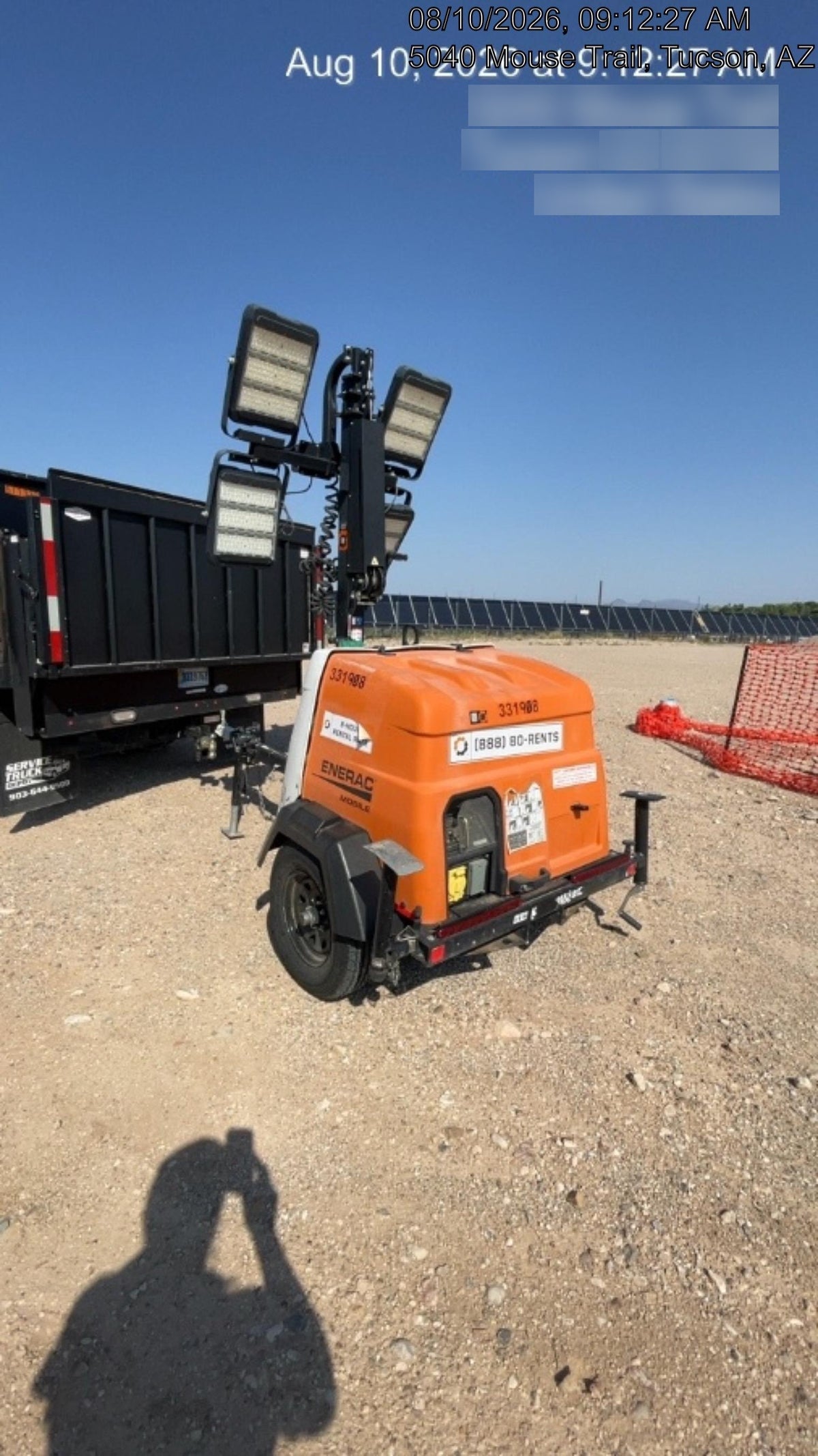 2023 Generac MLT2 Diesel, Flex Switch 120V Input, Powerzone Controller, (4) 320W LED Lights, 4kW Generator, 39.9 Gal Fuel Tank, 2" Ball, T3