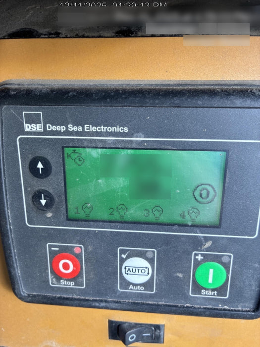 2020 Allmand NLV3GR (4) LED Light Fixture 350W, 23' Vertical Mast, 3kW Prime, Towable, Deep Sea L401, Leveling Jacks, Yanmar T4F 5.8hp