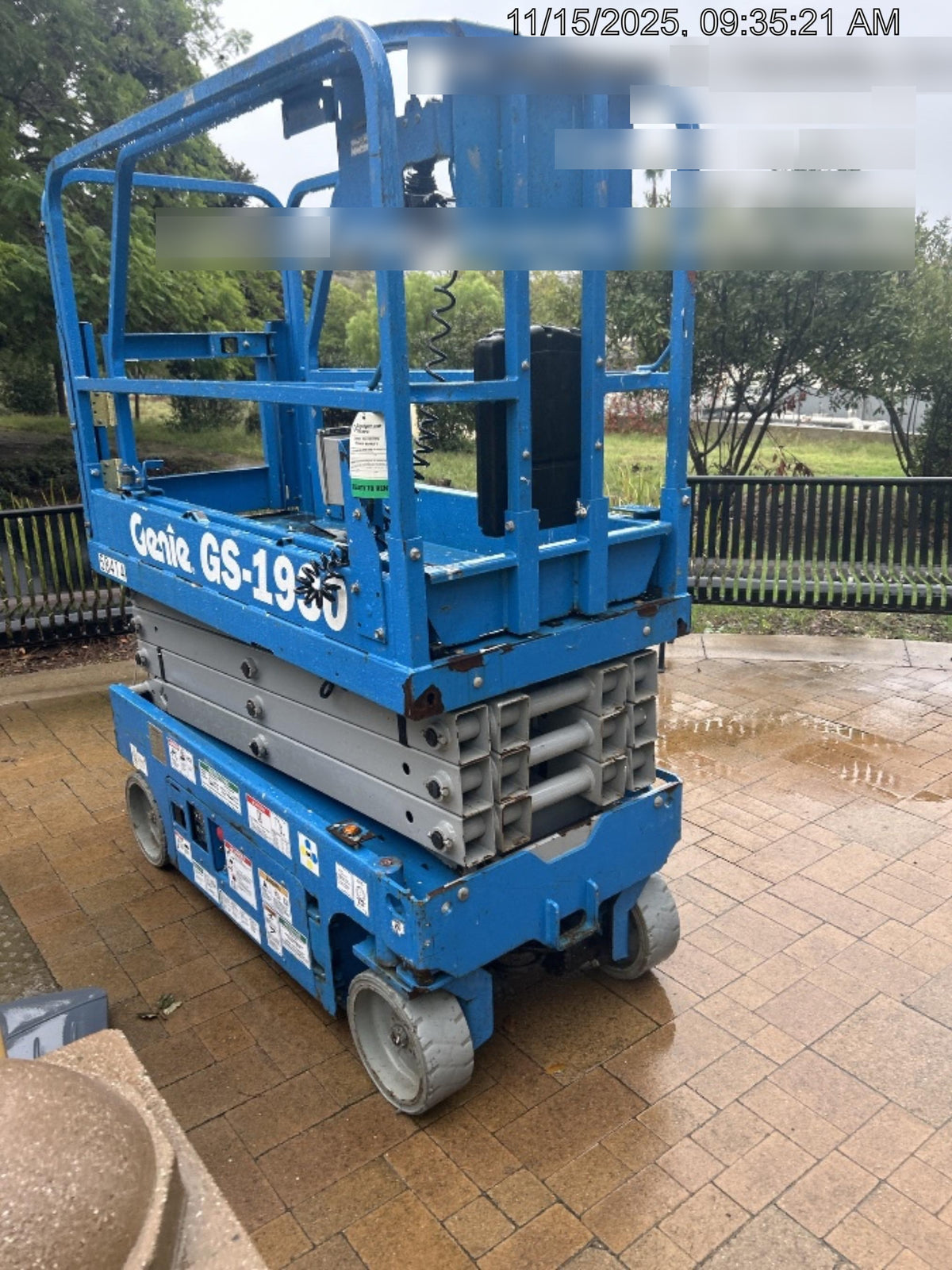 2019 Genie GS-1930 Half Height Swing Gate, 800W Inverter