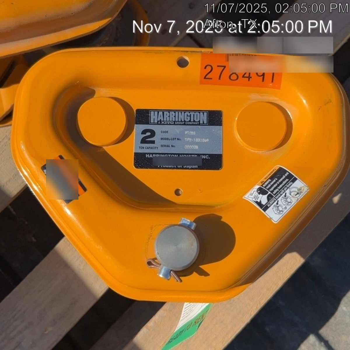 2022 HARRINGTON PT020