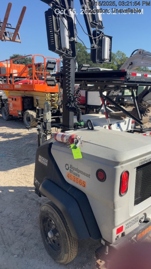 2024 Wacker Neuson LTT4 Diesel, Kohler KDW702, Deep Sea Controller, Auto Start, LED 320W, Bypass Outlet, T3