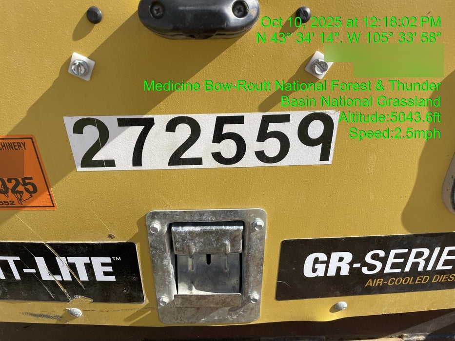 2022 Allmand NLV3GR (4) LED Light Fixture 350W, 23' Vertical Mast, 3kW Prime, Towable, ES Decals, T3