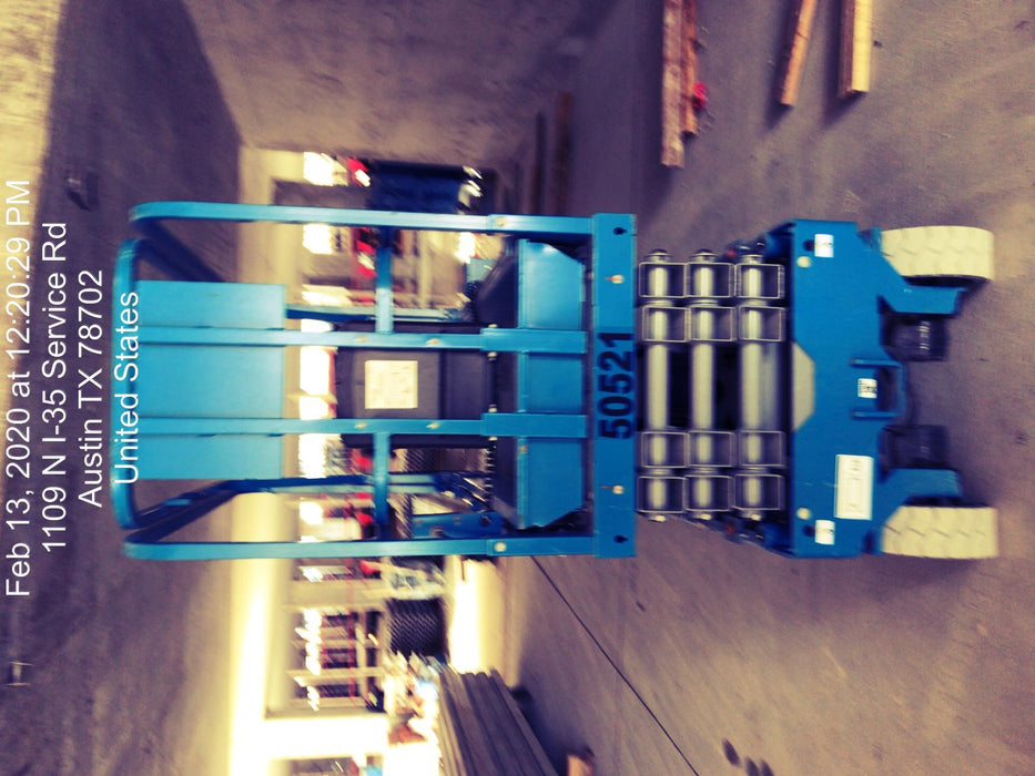 2019 Genie GS-1930 Fixed Rails with Chain Entry