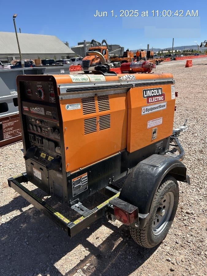 2022 Lincoln Electric LE400 Kubota V1505, Trlr, Cable Rack, Light Kit, ES Decals, T3