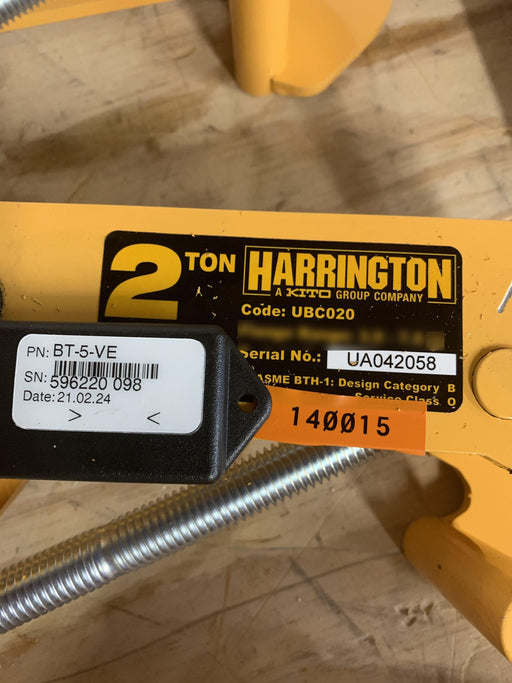 2021 HARRINGTON UBC020