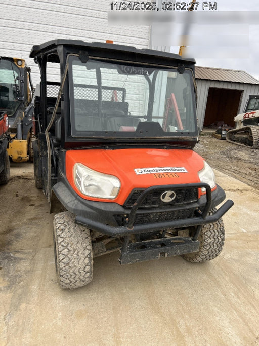 Kubota RTV-X1140W-H 4WD, LED Strobe, Windshield Acrylic Clear, Plastic Canopy, Wire Harness Kit, Backup Alarm