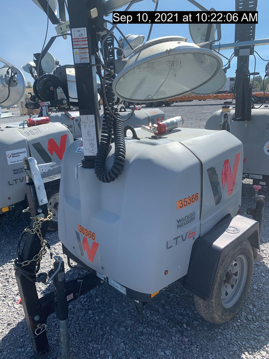 2019 Wacker Neuson LTV6L-MH Wacker Neuson LTV6L Mobile Light Tower w/Fuel Level Sensor Installed