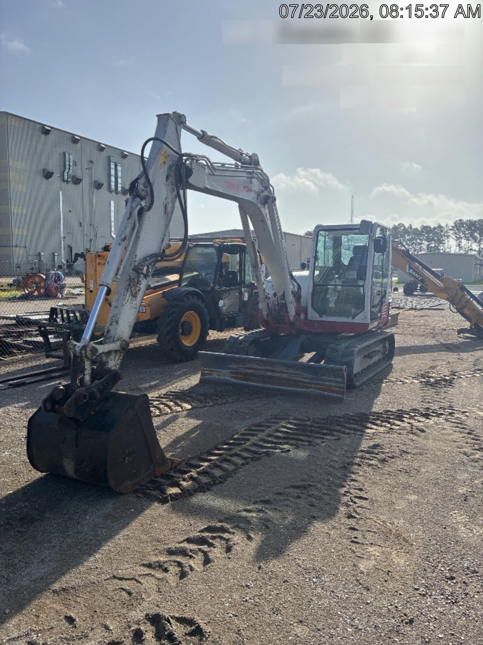 2019 Takeuchi TB290 Takeuchi TB290 Cab/Heat/AC w/Rubber Tracks, Auxiliary Hydraulics, Dozer Blade, Manual QC w/ 18/24/36" Buckets, Hydraulic Thumb Installed