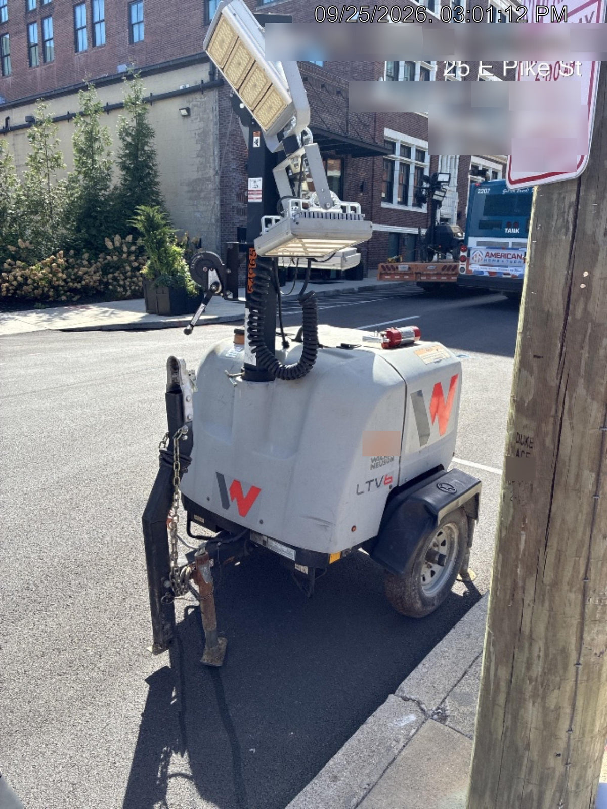2019 Wacker Neuson LTV6K-LED Standard LED Towable Light Tower w/None