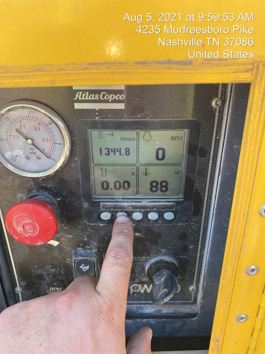 2020 ATLAS COPCO PAS 100 HF CS Enclosed